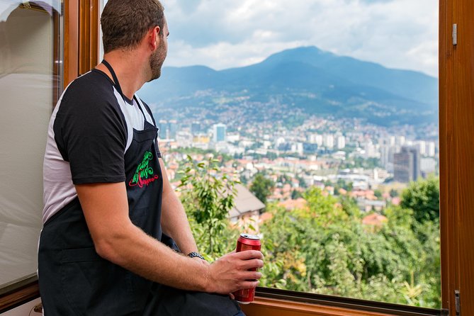Bosnian Cooking Lessons - Sitting down to dinner with your hosts