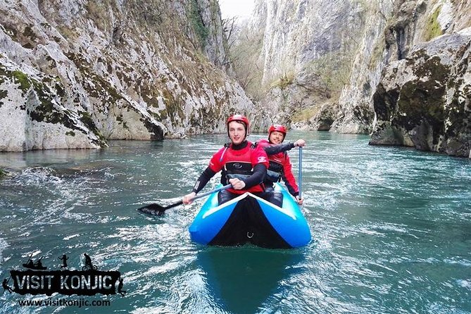 Canoeing Neretva river - Snacks, water, and photo breaks
