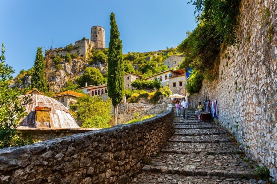 From Dubrovnik: Mostar & Kravice Waterfalls Private Tour - Entering Mostar by the Neretva River