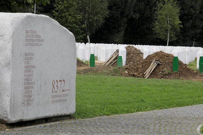 From Sarajevo: Srebrenica Genocide Memorial Study Tour - Paying respects at the cemetery