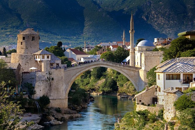 Mostar Ancient Town - From the old town into newer Mostar