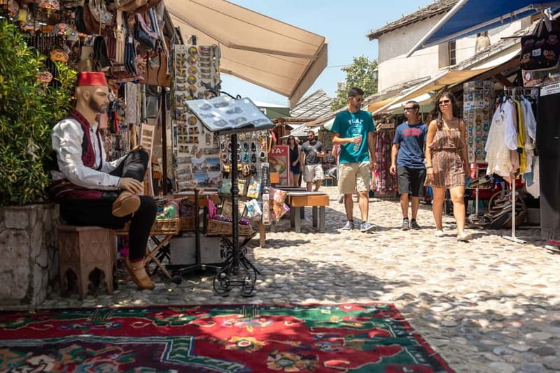 Mostar & Kravice Waterfalls: Guided Day Trip from Dubrovnik - Pickup and the Old Town drop-off detail