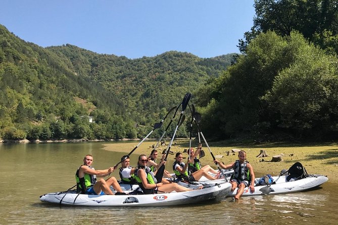 Neretva kayak canoe safari - The quiet beach at the end of the route