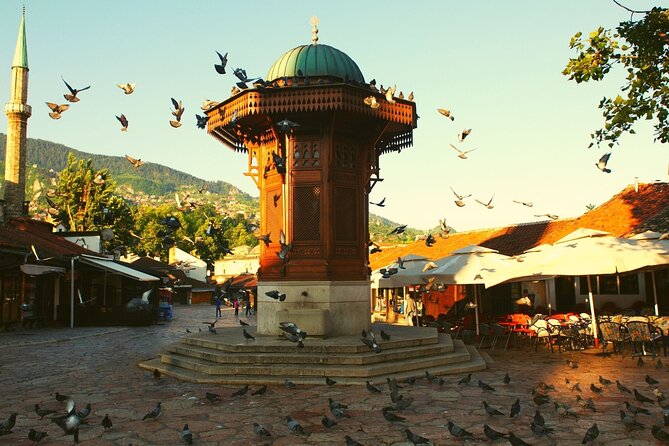 Private Walking Tour, Food Tasting and Bosnian Coffee in Sarajevo - The clock tower and Sarajevo’s unusual time