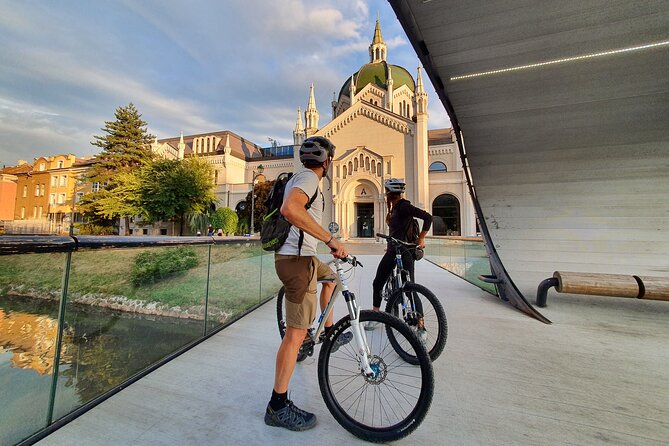 Sarajevo City SIghtseeing / War Bike Tour - The Parliament Building and the road beyond the old town