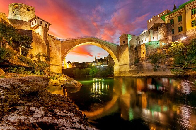 Sarajevo: Mostar Konjic Blagaj Pocitelj Fortica Skywalk Waterfall - Jablanica Lake and the Road Through the Mountains