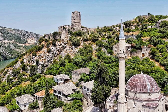 Sarajevo: Mostar, Konjic, Sufi House, Pocitelj & Kravice Falls - Arriving in Mostar and seeing Stari Most
