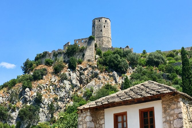 Sarajevo to Dubrovnik: One-Way Tour via Mostar, Kravica Falls, Blagaj & Pocitelj - Počitelj and the climb to the Kula