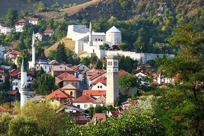 Sarajevo to/from Zagreb Transfer Day Tour (North-central Bosnia) - Jajce’s fortress, catacombs, and medieval towers