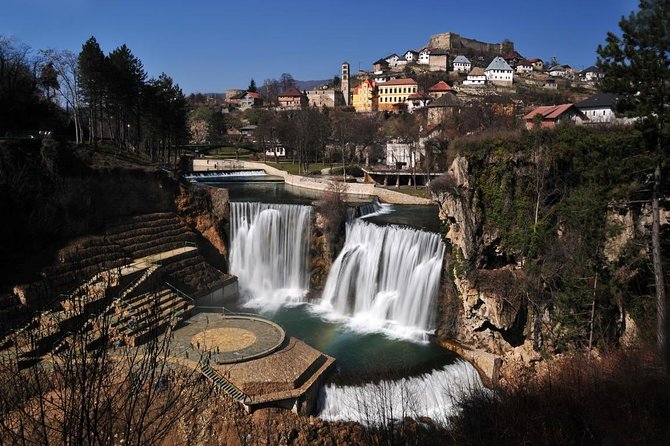 Sarajevo to Zagreb: One-Way Tour via Jajce, Travnik, Pliva Lake and Watermills - Plava Voda offers a calm Travnik pause