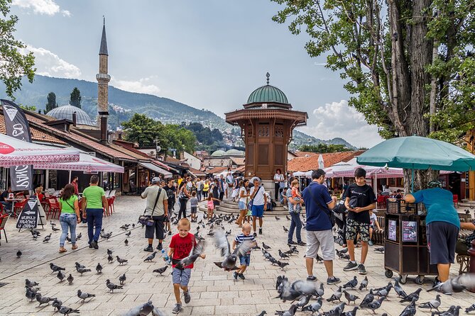 Sarajevo Uncovered: Old Town Tour with Coffee and Food Tasting - Sacred Heart Cathedral and Sarajevo’s religious contrasts